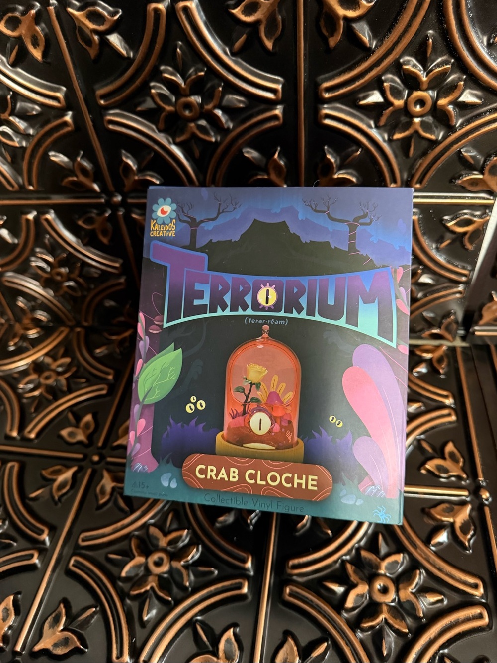 Terrorium Crab Cloche Collectible Vinyl Figure - Colorful Box